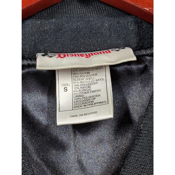 Vintage Disneyland Mickey Championship Style Wool Blend Varsity Jacket Sz Small - Picture 2 of 10